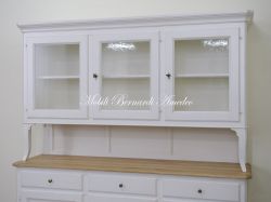 CR87 AL Credenza Con Alzata 3 Ante Piano Rovere Angoli Smussati 03